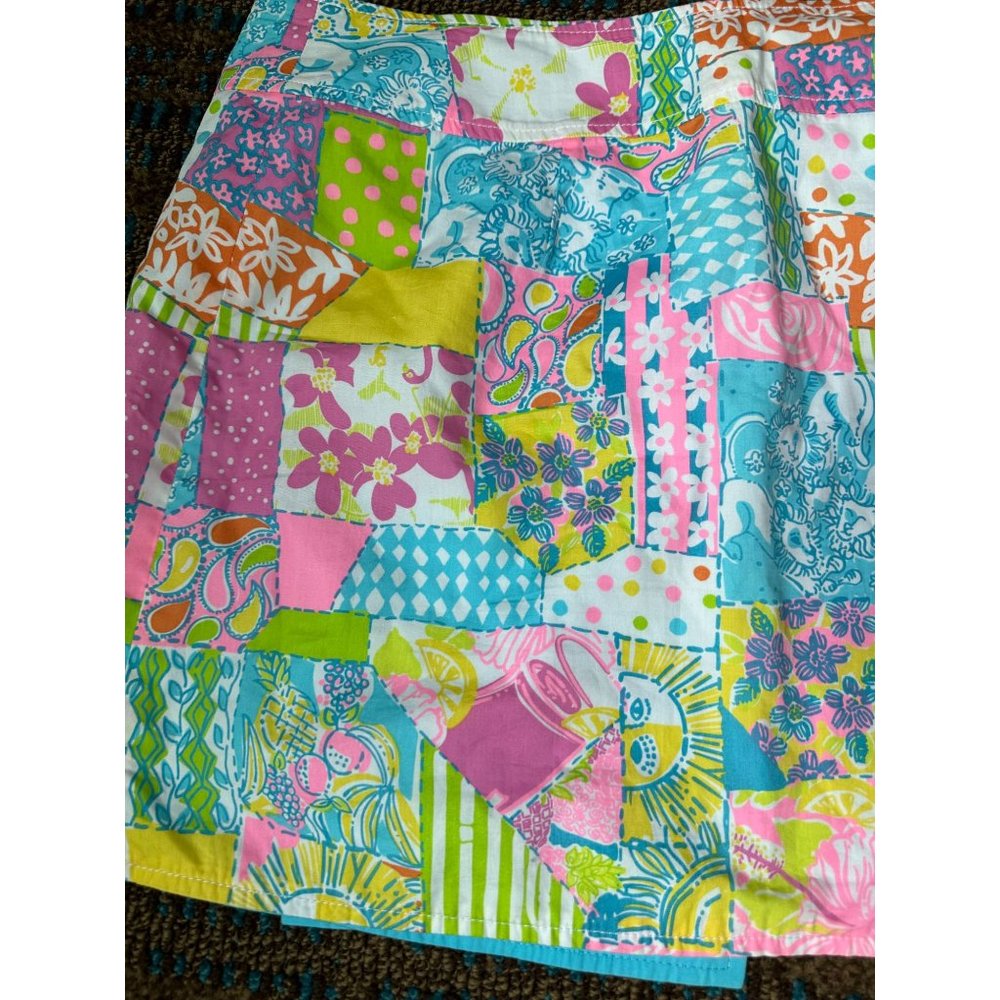 Lilly Pulitzer Womens Multi Patchwork Reversible … - image 5